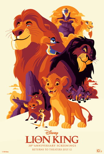 The Lion King 30th Anniversary Poster