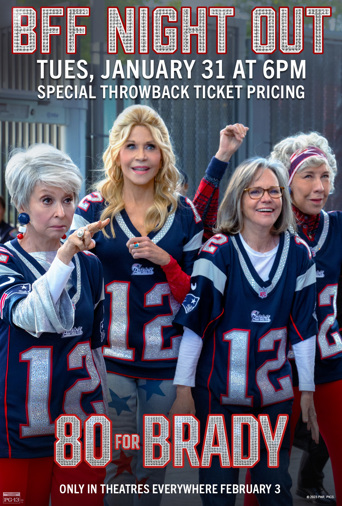 80 For Brady - BFF Night Out Poster