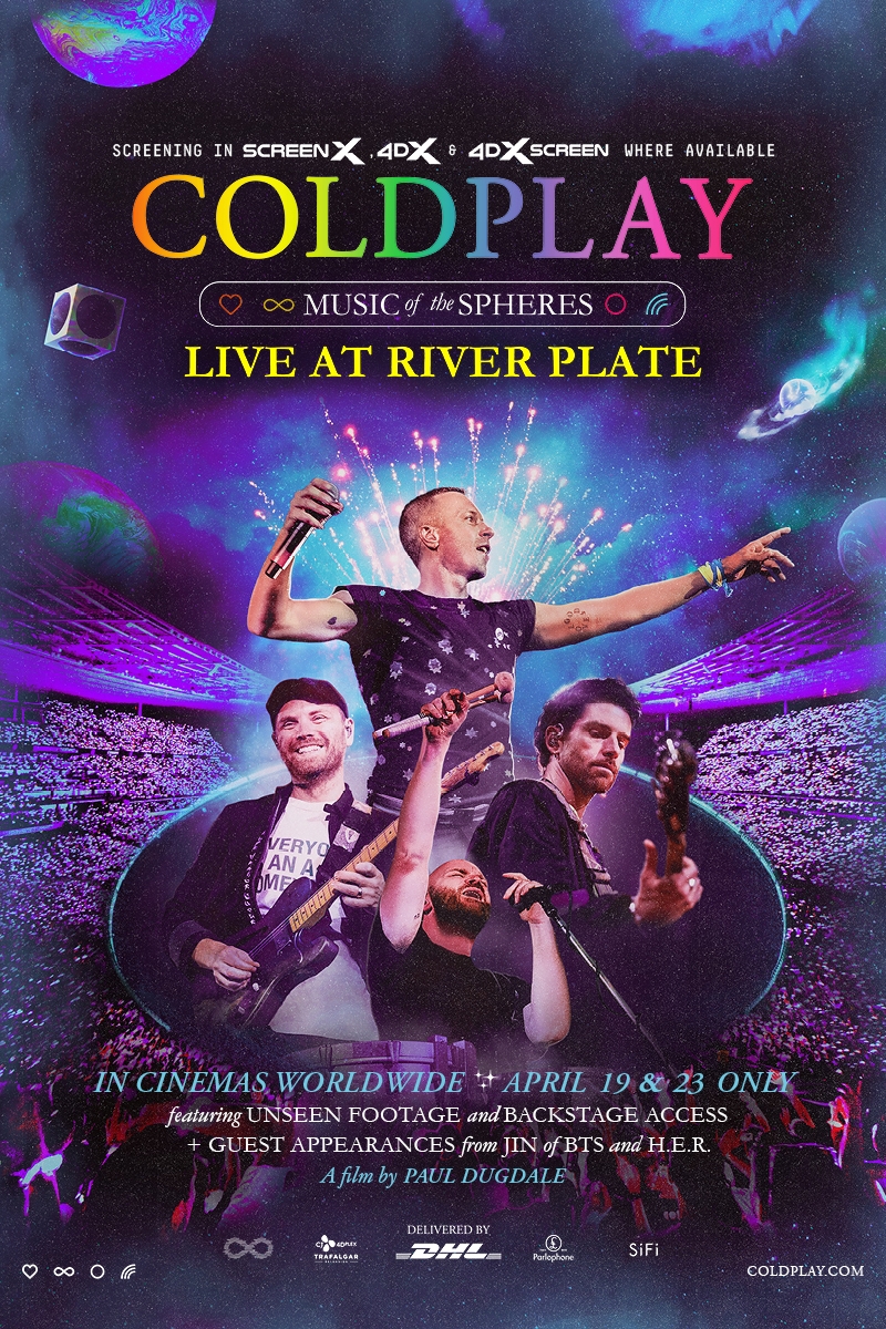 Coldplay Music Of The Spheres Live at River Plate Poster